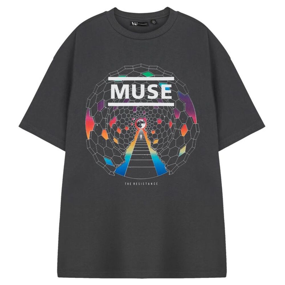 Muse Unisex Adult The Resistance Short-Sleeved T-Shirt / Gray
